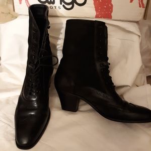 black granny boots